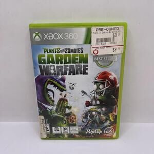 Plants vs Zombies Garden Warfare 1 Microsoft Xbox 360 Video Game No Manual